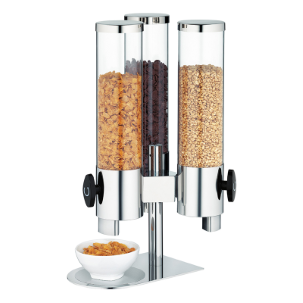 Cereal dispenser rotable