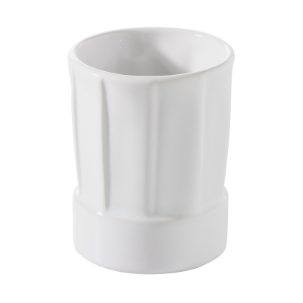 MINI CHEF HAT - WHITE - DIAM. 4.5 CM H. 5.8 CM