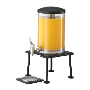 JUICE DISPENSER BLACK STEEL